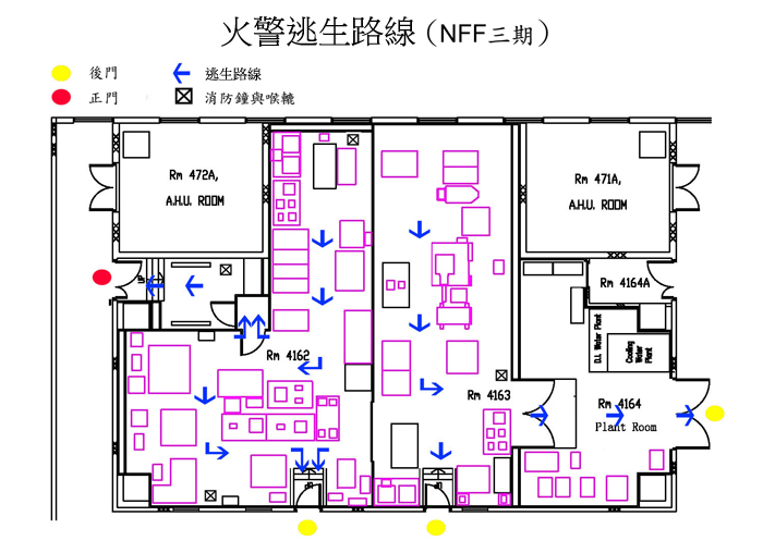 Fire Escape Route in NFF Phase III